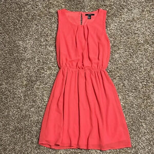 Forever 21 Coral Pink Dress | Coral Pink Dress | Wedding Guest | Spring | Summer